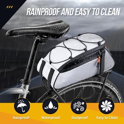 WOTOW Bike Rear Rack Bag